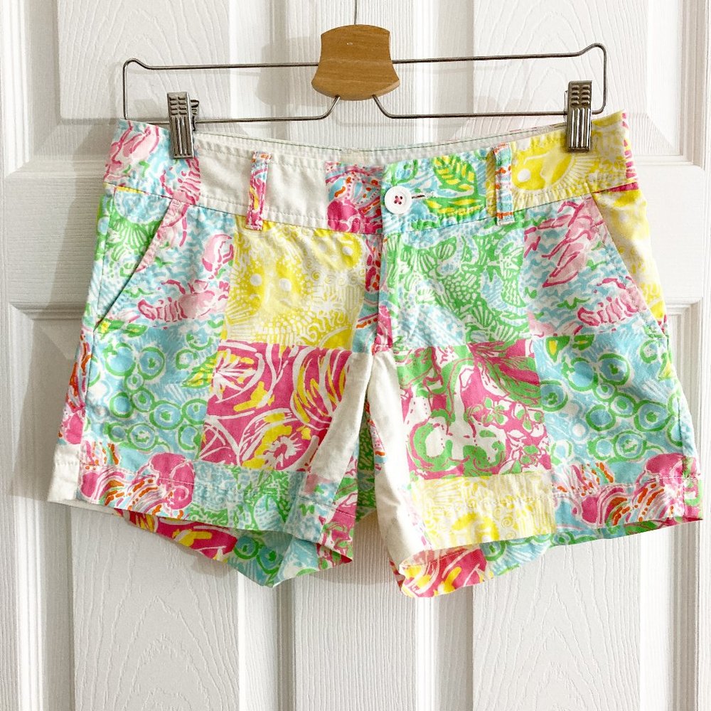 Lilly Pulitzer Callahan Short 100% Cotton Size 0